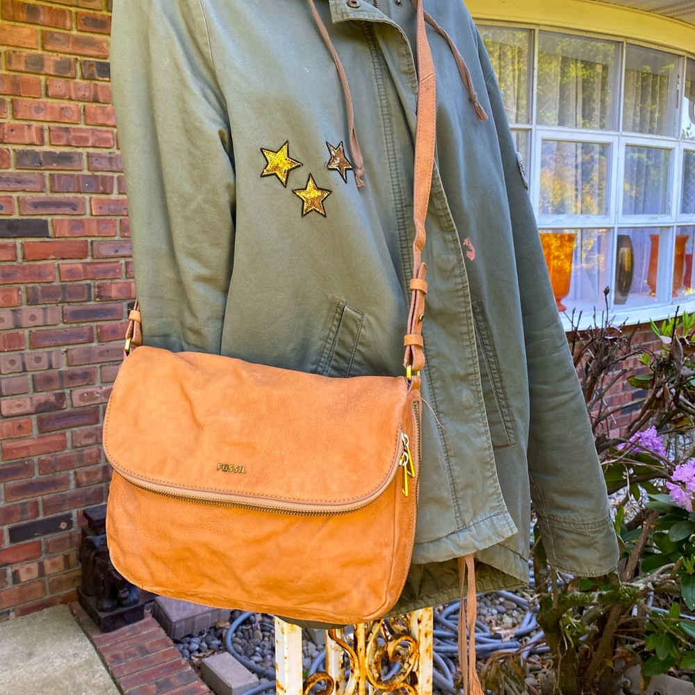 Vintage Fossil Preston Crossbody Bag